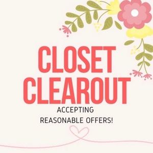Clearing closet MAKE OFFER